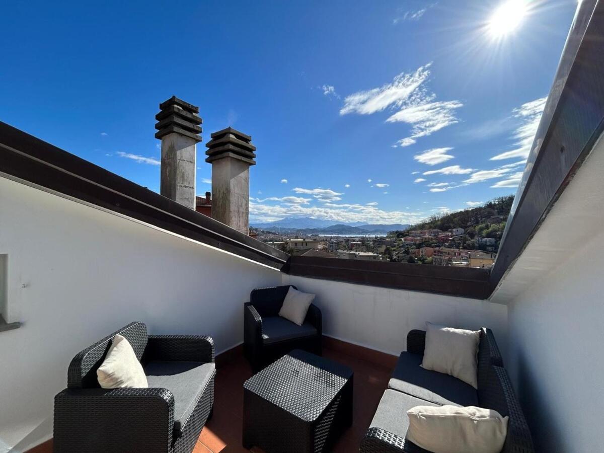 Casa Sarina Modern Apartment With City And Sea View Up To 6 Ppl Garage On Request La Spezia Exteriér fotografie